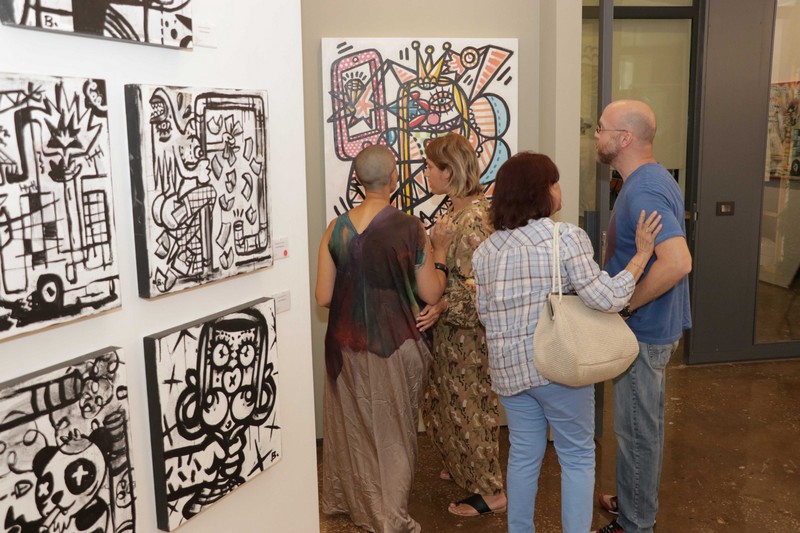Benoit Debbane, Exhibition of Doodlings on the theme OUGA OUGA