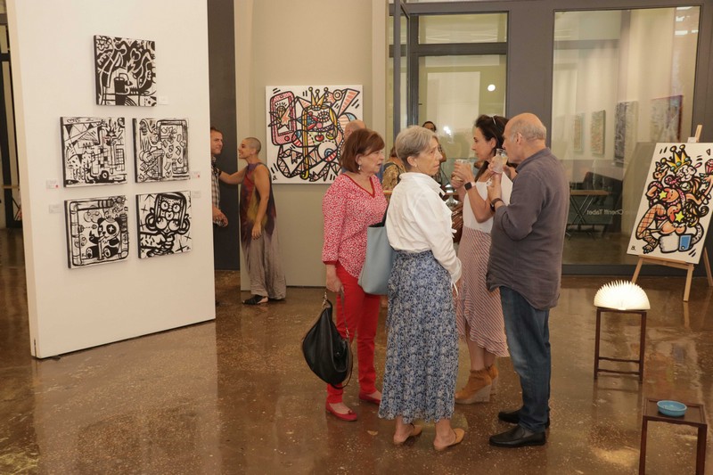 Benoit Debbane, Exhibition of Doodlings on the theme OUGA OUGA