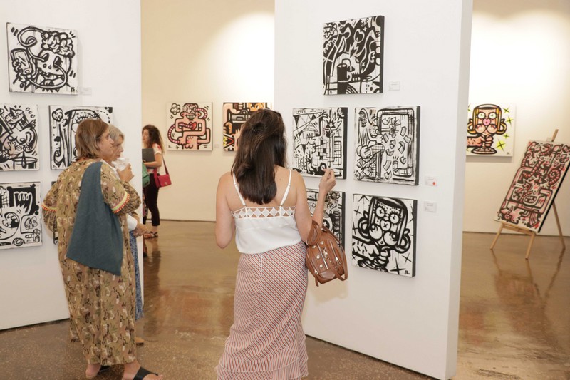 Benoit Debbane, Exhibition of Doodlings on the theme OUGA OUGA