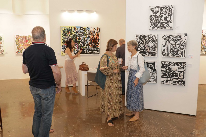 Benoit Debbane, Exhibition of Doodlings on the theme OUGA OUGA