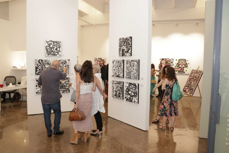 Benoit Debbane, Exhibition of Doodlings on the theme OUGA OUGA