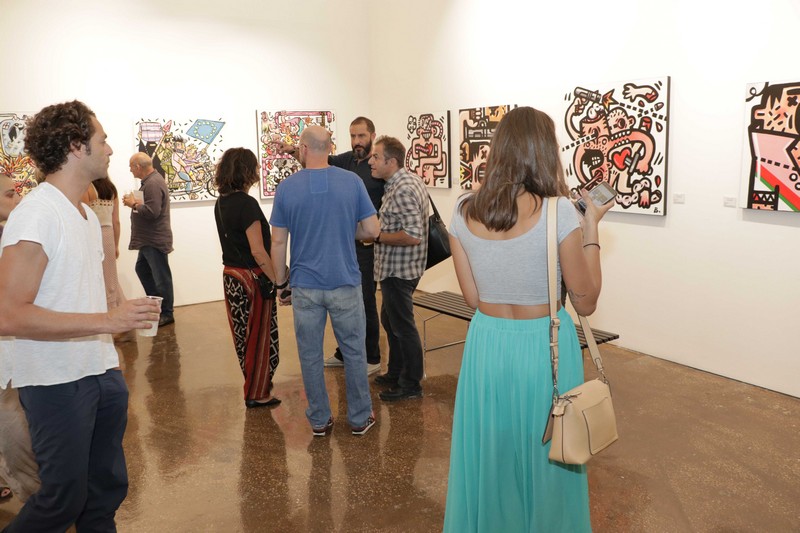 Benoit Debbane, Exhibition of Doodlings on the theme OUGA OUGA