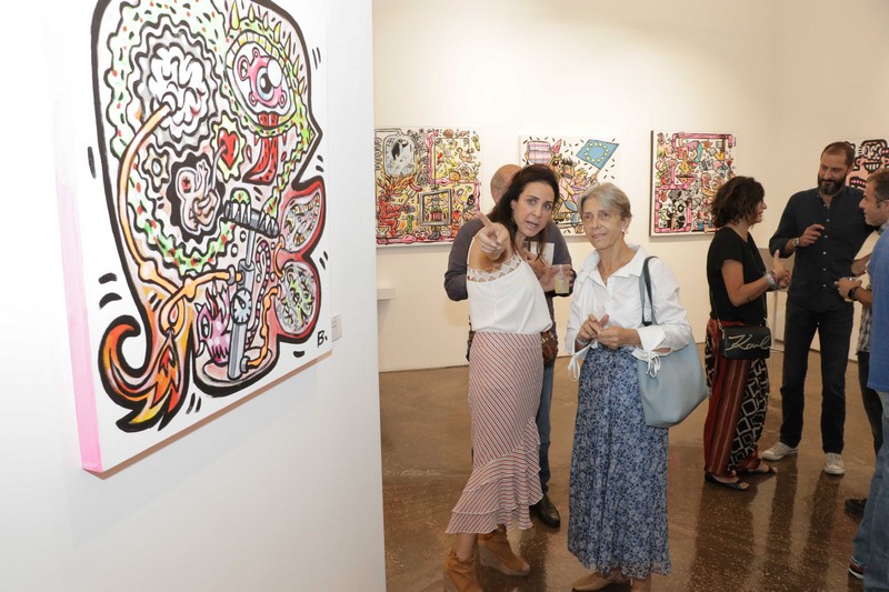 Benoit Debbane, Exhibition of Doodlings on the theme OUGA OUGA