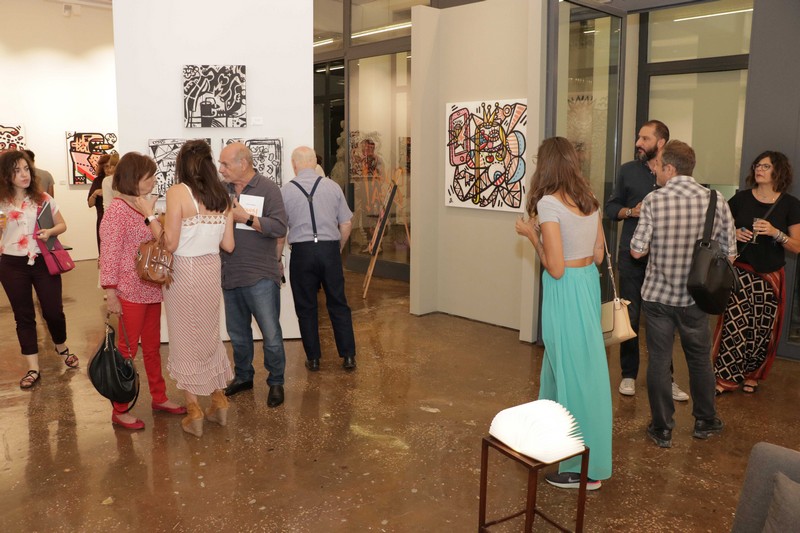 Benoit Debbane, Exhibition of Doodlings on the theme OUGA OUGA