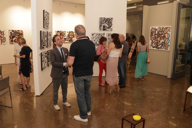Benoit Debbane, Exhibition of Doodlings on the theme OUGA OUGA