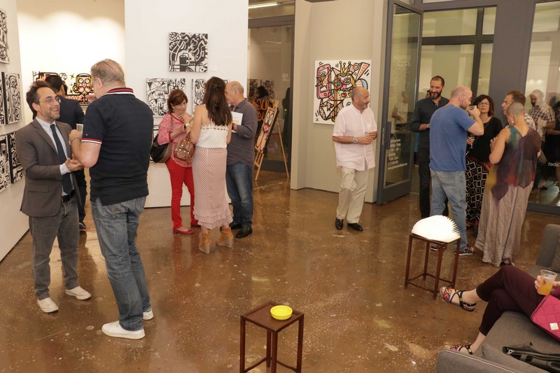 Benoit Debbane, Exhibition of Doodlings on the theme OUGA OUGA