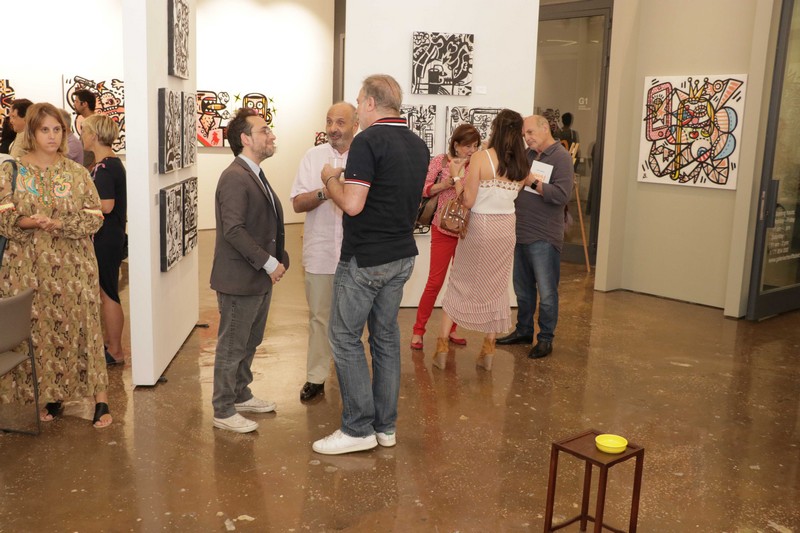 Benoit Debbane, Exhibition of Doodlings on the theme OUGA OUGA