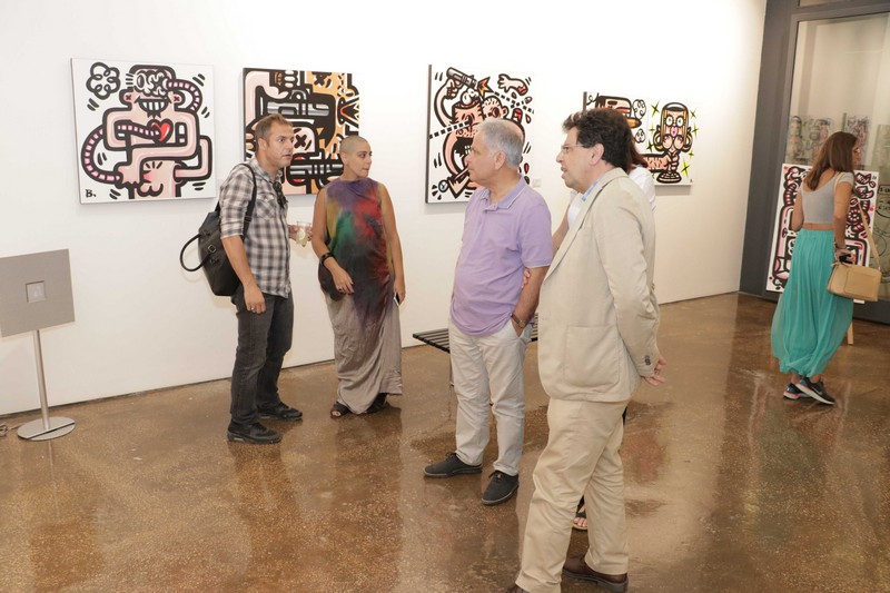 Benoit Debbane, Exhibition of Doodlings on the theme OUGA OUGA