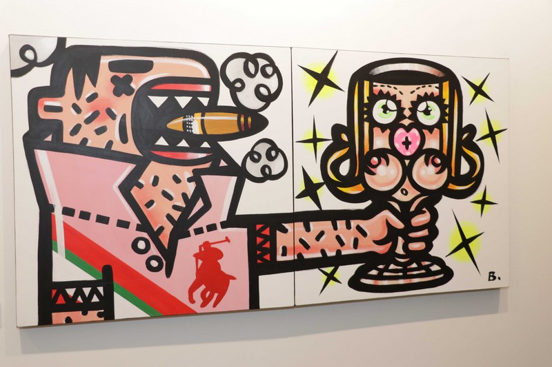 Benoit Debbane, Exhibition of Doodlings on the theme OUGA OUGA