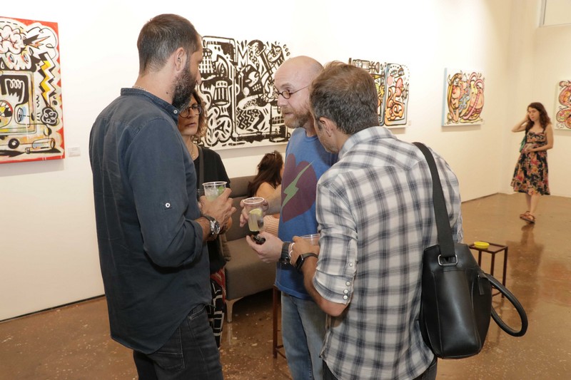 Benoit Debbane, Exhibition of Doodlings on the theme OUGA OUGA