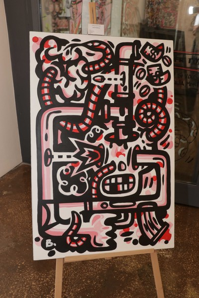 Benoit Debbane, Exhibition of Doodlings on the theme OUGA OUGA