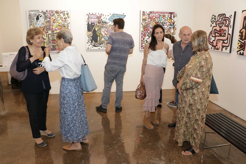 Benoit Debbane, Exhibition of Doodlings on the theme OUGA OUGA