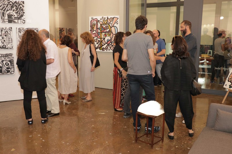Benoit Debbane, Exhibition of Doodlings on the theme OUGA OUGA
