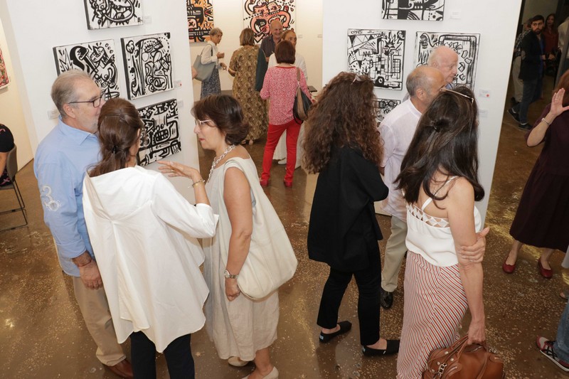 Benoit Debbane, Exhibition of Doodlings on the theme OUGA OUGA