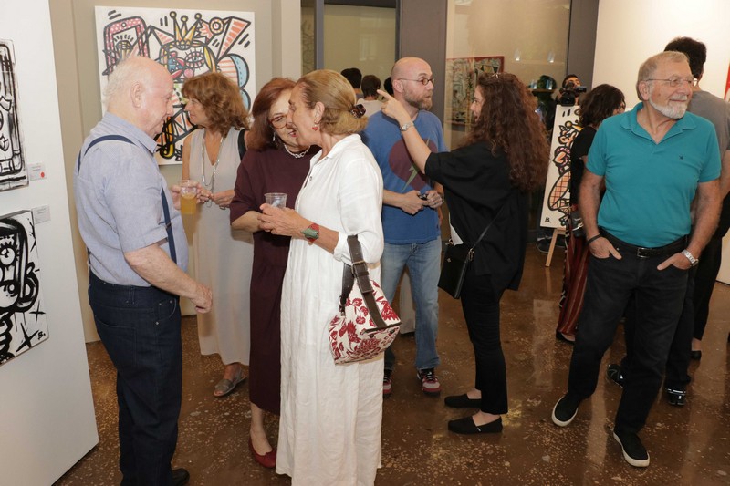 Benoit Debbane, Exhibition of Doodlings on the theme OUGA OUGA