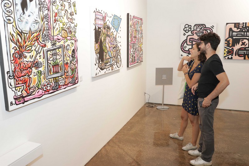 Benoit Debbane, Exhibition of Doodlings on the theme OUGA OUGA