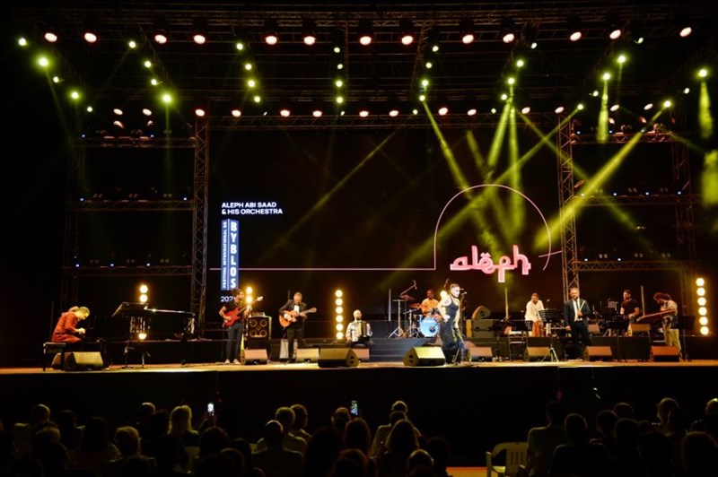 Aleph and his orchestra at Byblos Festival