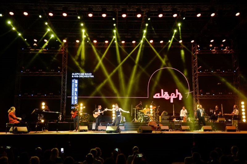Aleph and his orchestra at Byblos Festival