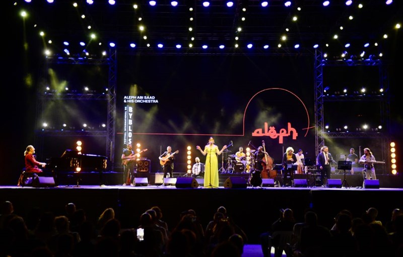 Aleph and his orchestra at Byblos Festival