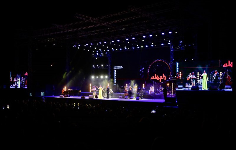 Aleph and his orchestra at Byblos Festival