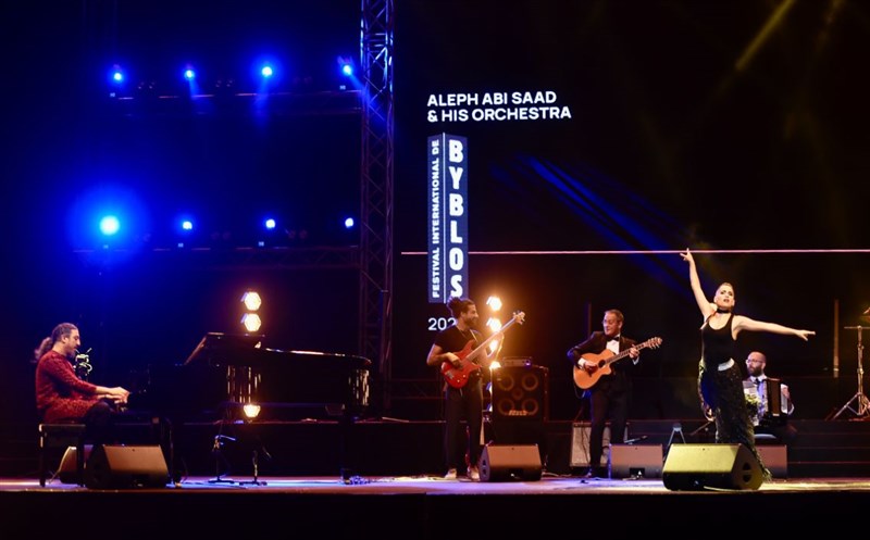 Aleph and his orchestra at Byblos Festival