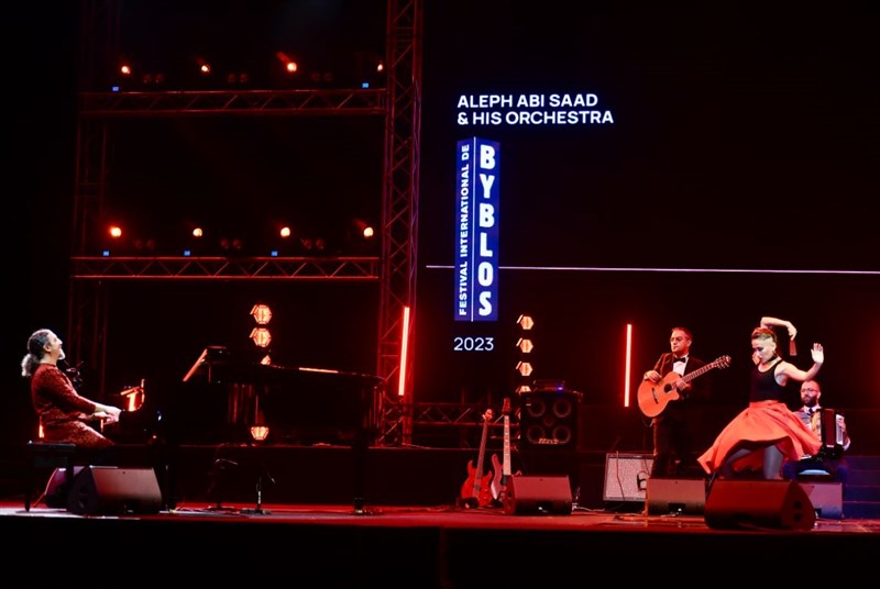 Aleph and his orchestra at Byblos Festival