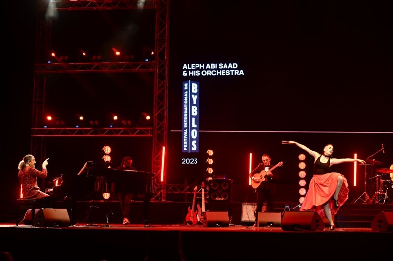 Aleph and his orchestra at Byblos Festival