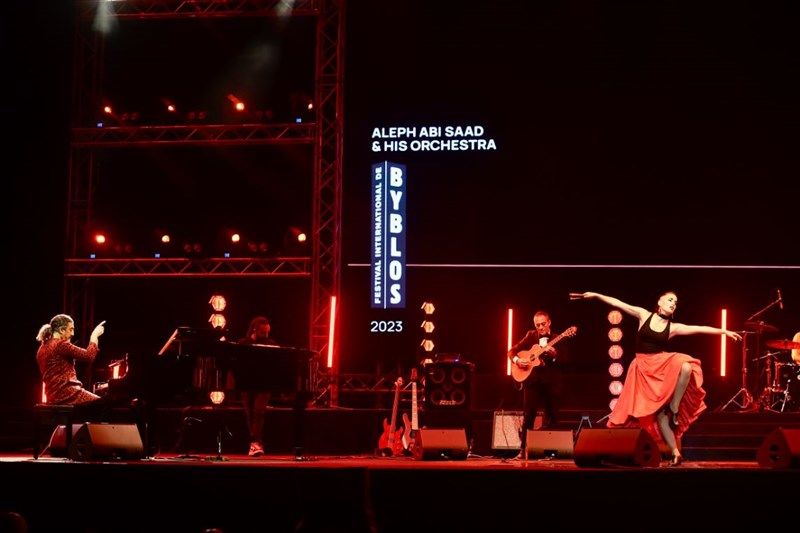 Aleph and his orchestra at Byblos Festival