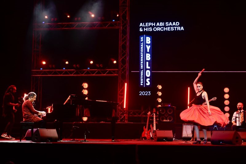 Aleph and his orchestra at Byblos Festival