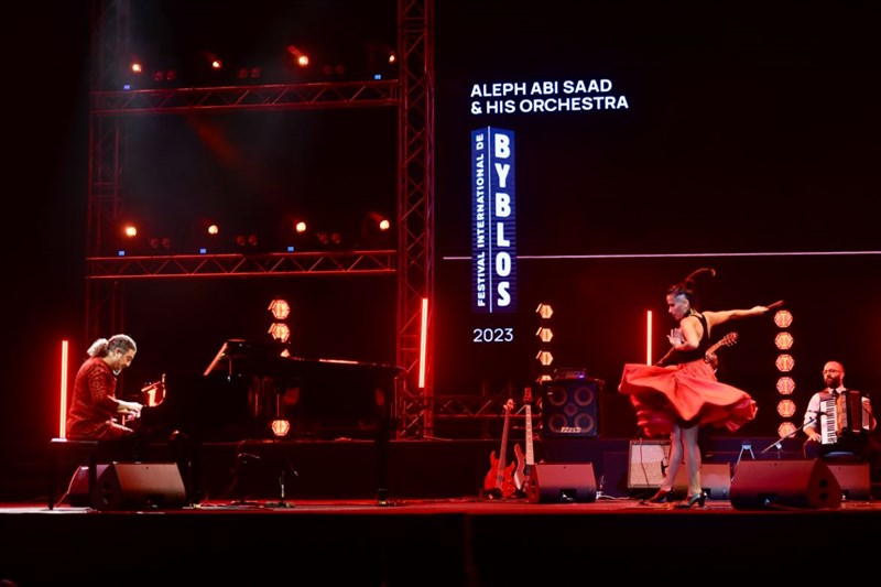 Aleph and his orchestra at Byblos Festival