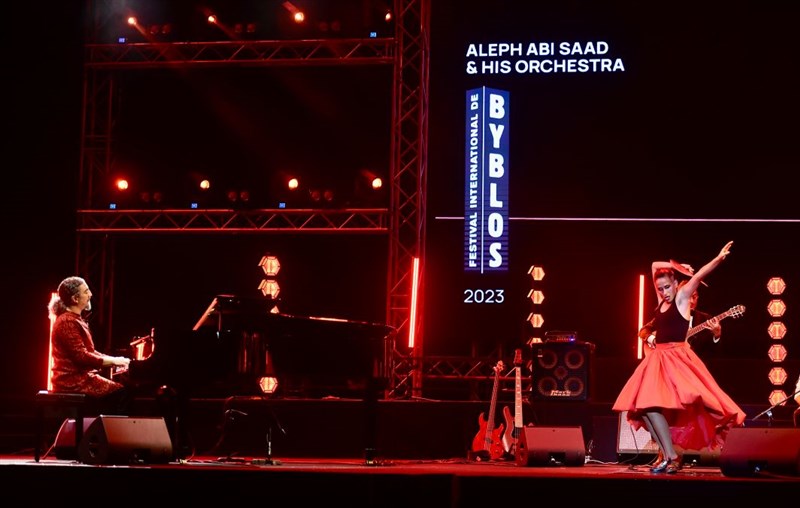 Aleph and his orchestra at Byblos Festival