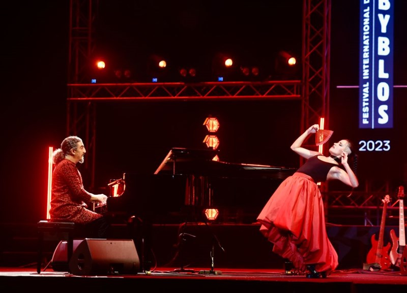 Aleph and his orchestra at Byblos Festival