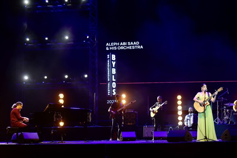 Aleph and his orchestra at Byblos Festival
