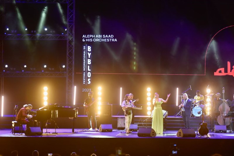 Aleph and his orchestra at Byblos Festival