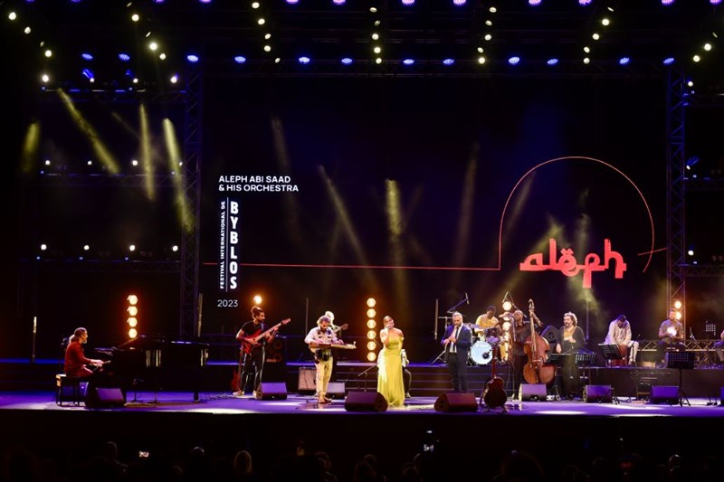 Aleph and his orchestra at Byblos Festival