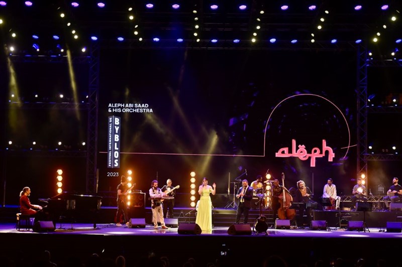 Aleph and his orchestra at Byblos Festival