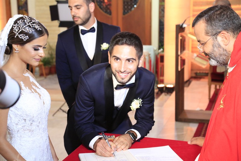 Wedding of Charbel Makhlouf & Yara Kalyoussef-Church