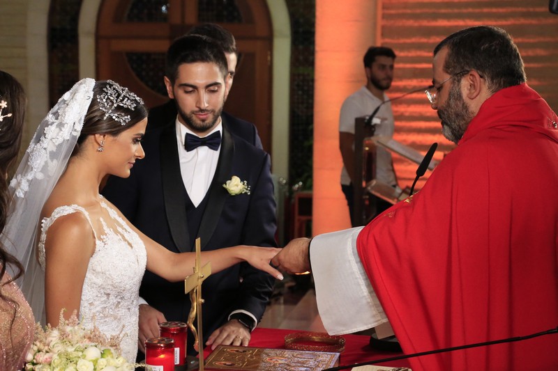 Wedding of Charbel Makhlouf & Yara Kalyoussef-Church