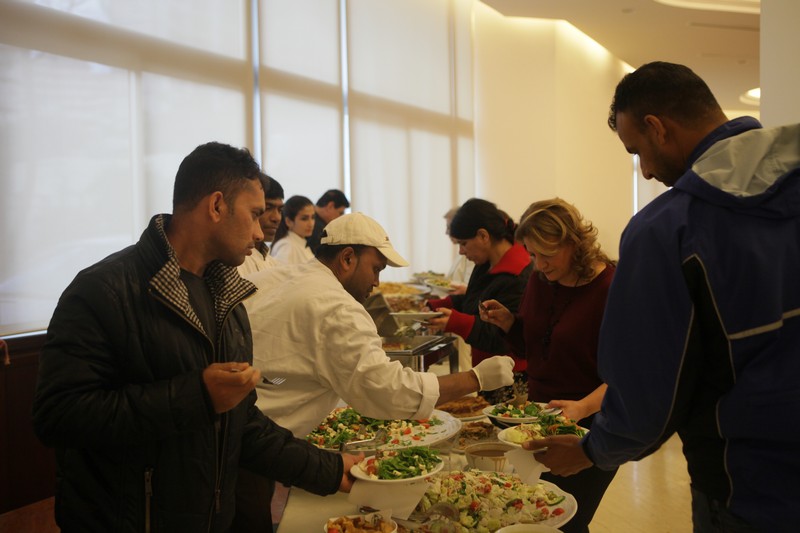 Christmas lunch for elders at Chiyah Forum