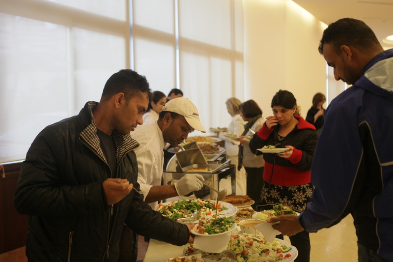 Christmas lunch for elders at Chiyah Forum