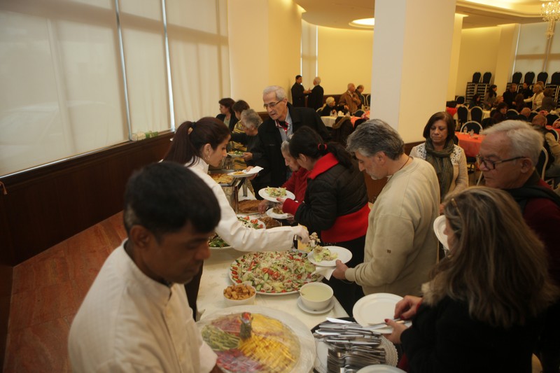 Christmas lunch for elders at Chiyah Forum