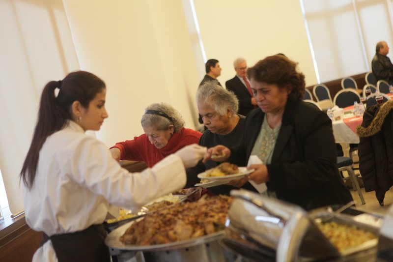 Christmas lunch for elders at Chiyah Forum