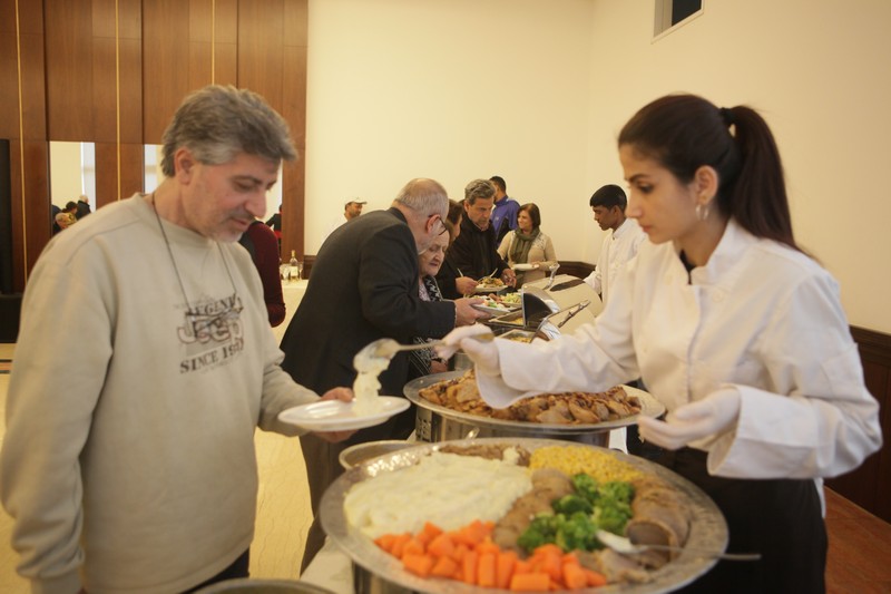 Christmas lunch for elders at Chiyah Forum