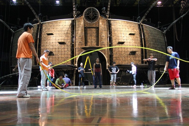 Cirque Du Soleil Dralion Rehearsal