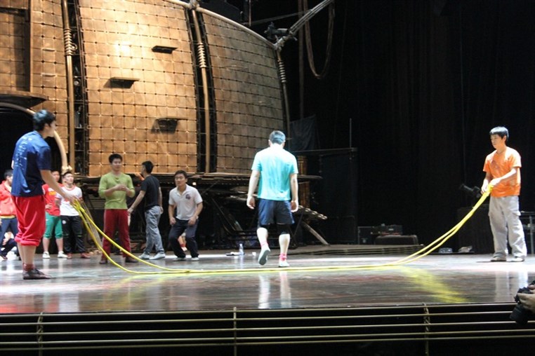 Cirque Du Soleil Dralion Rehearsal