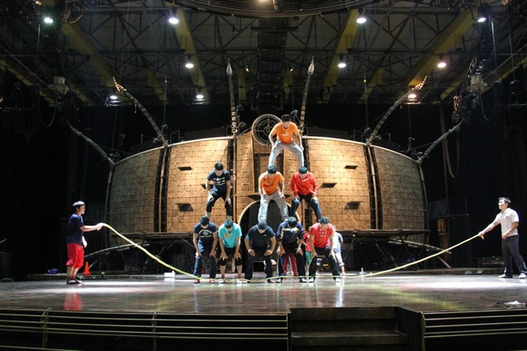 Cirque Du Soleil Dralion Rehearsal