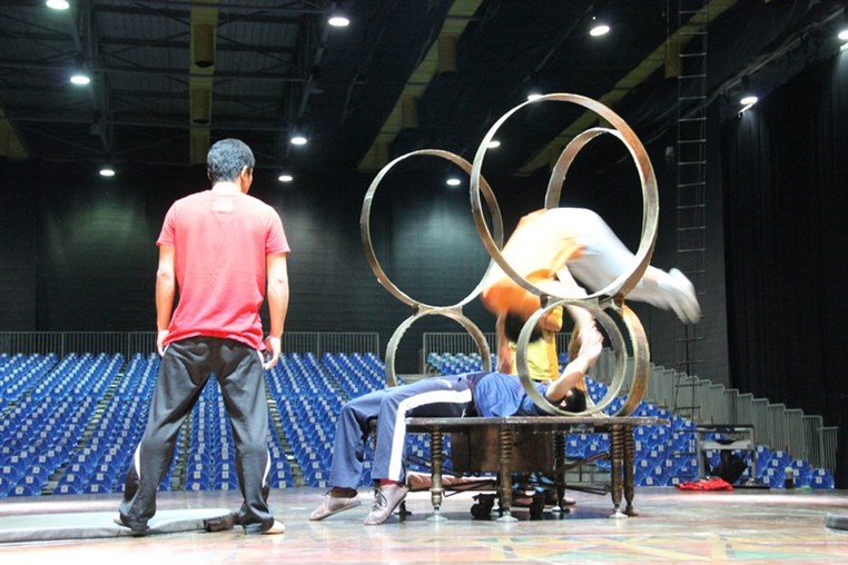 Cirque Du Soleil Dralion Rehearsal