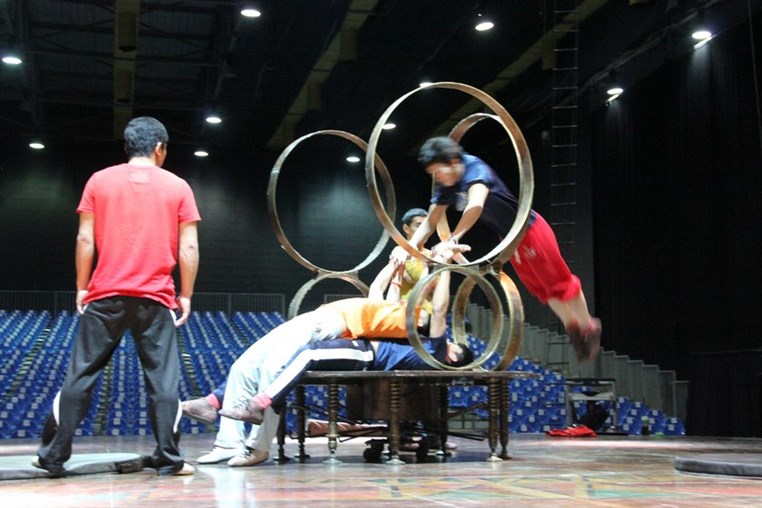 Cirque Du Soleil Dralion Rehearsal