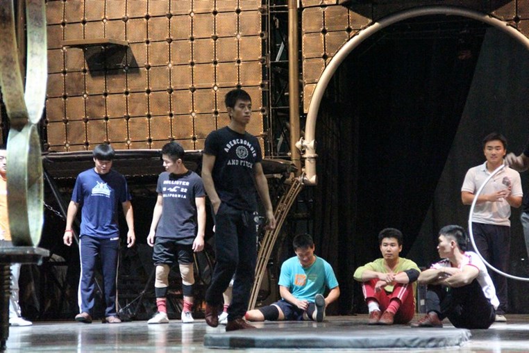 Cirque Du Soleil Dralion Rehearsal