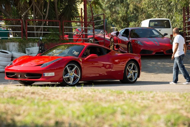 Ferrari Club Lebanon ride to Pit Stop